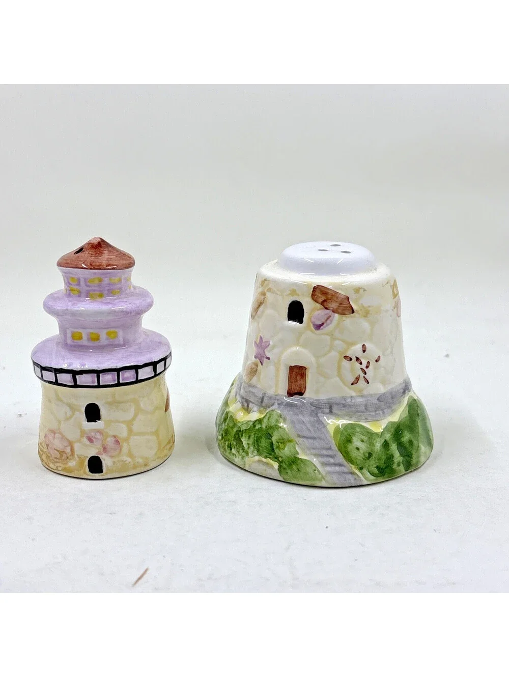 Lighthouse Stacking Salt And Pepper 5” S Fendee Exclusively For Ganz